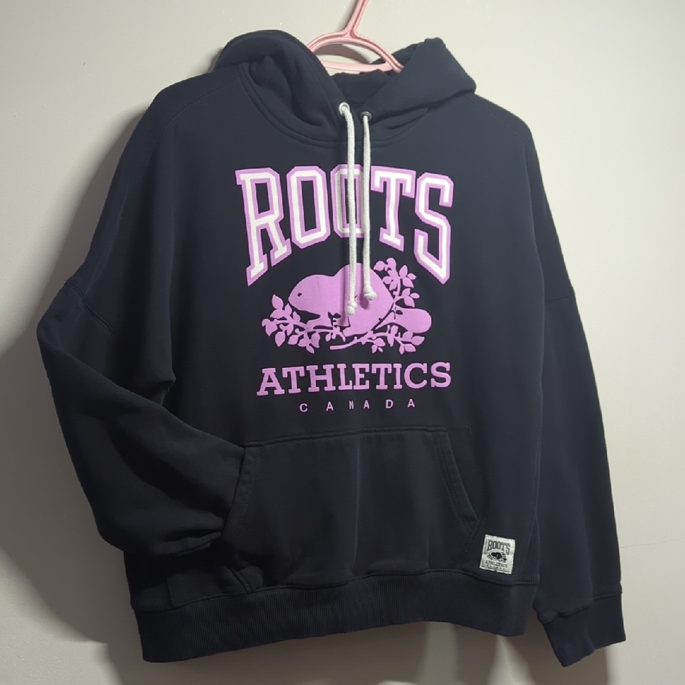💥2 For $30💥 Roots Hoodie Lavender Black Size Medium